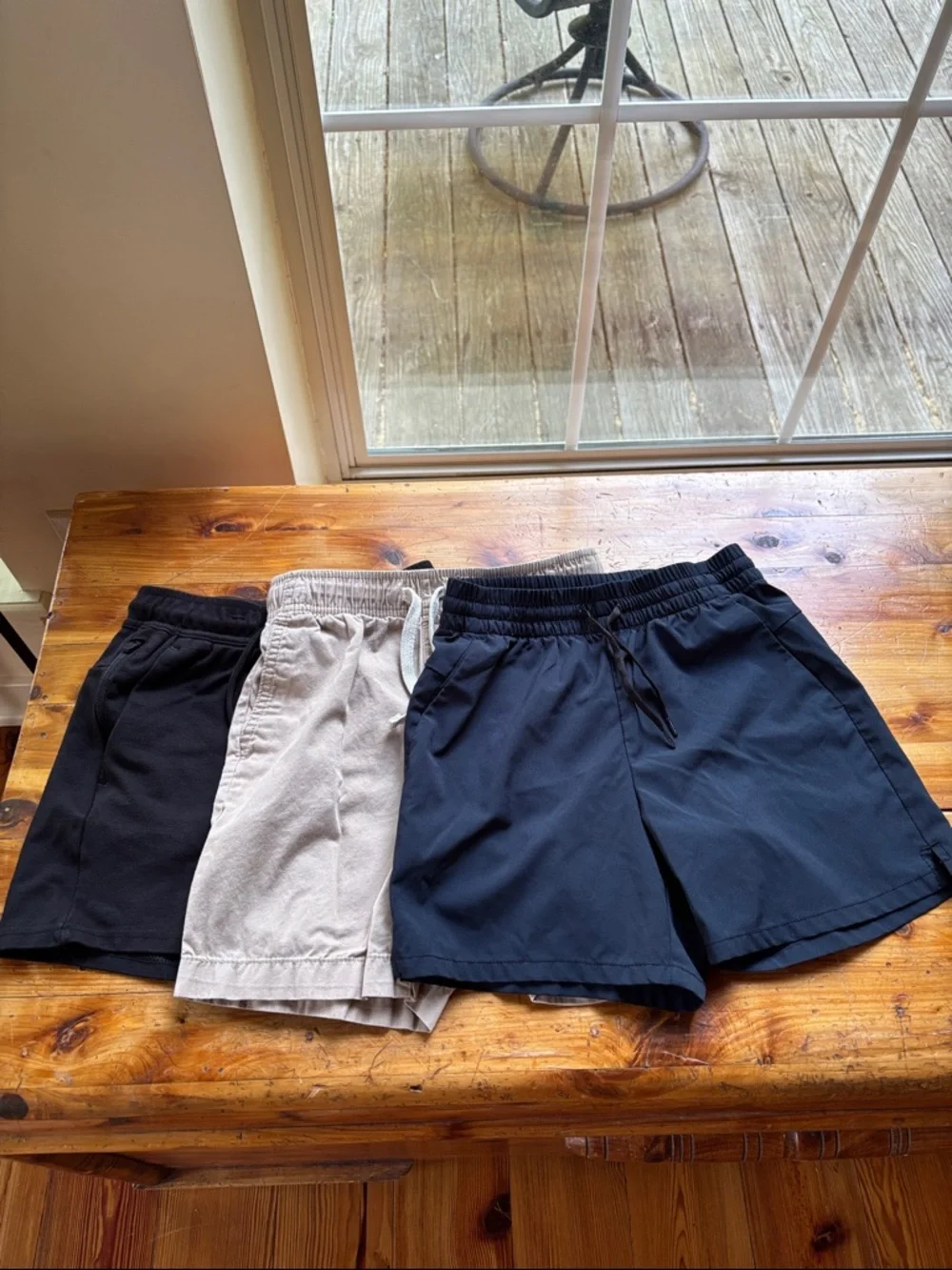 3 Boys Shorts (1) Never Not Hustling  (1) Old Navy (1) Member's Mark Size 6/7